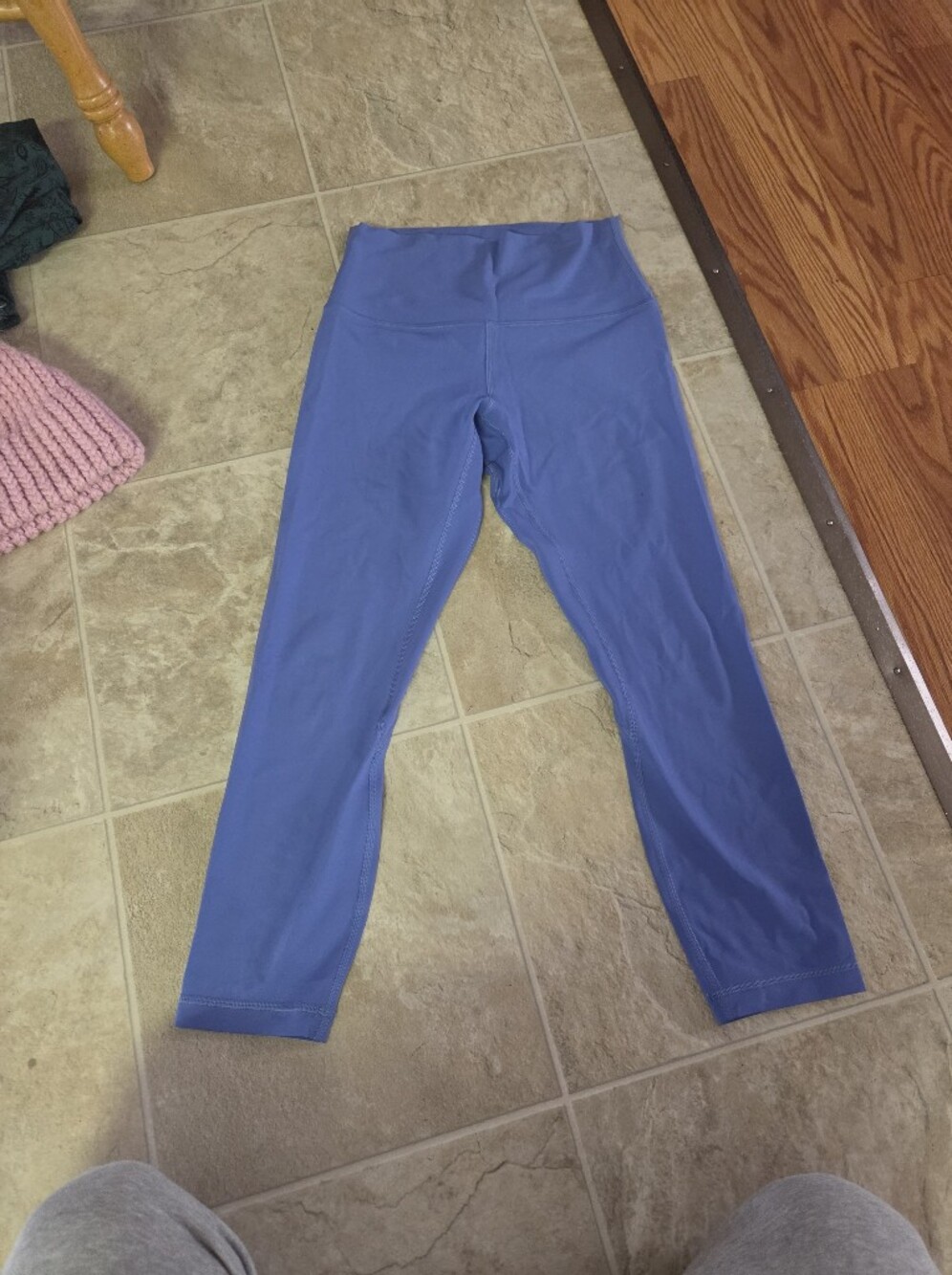 Lululemon High-Waist Blue Active Leggings